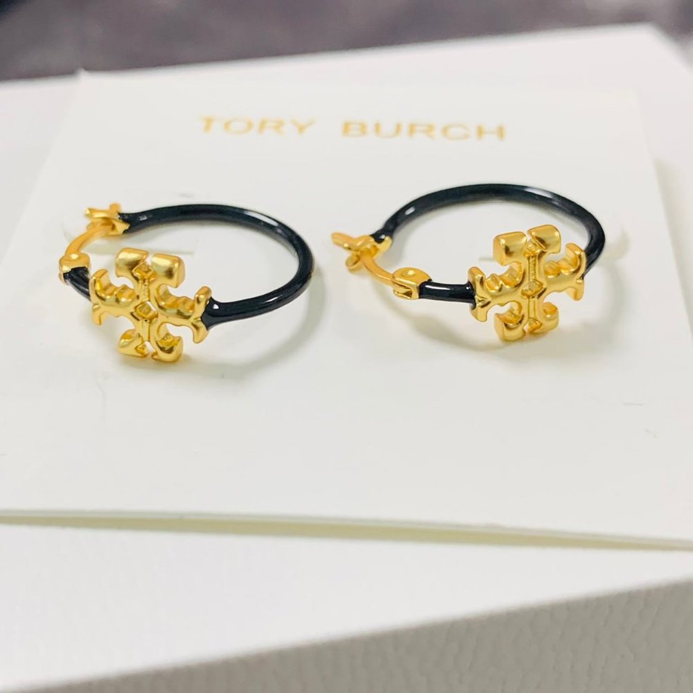 Tory Burch Earrings Women's Eleanor Small Hoop Earrings